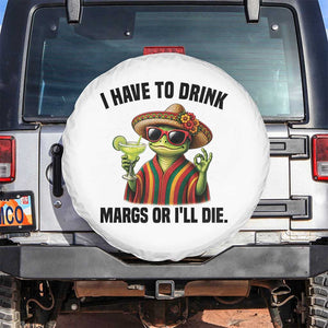 Cinco De Drinko Margarita Spare Tire Cover Funny Drinking Lizard Cinco De Mayo Fiesta TS14 No hole Black Print Your Wear
