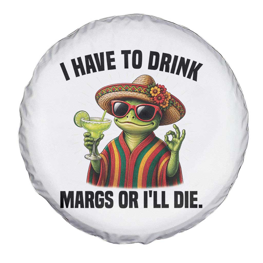 Cinco De Drinko Margarita Spare Tire Cover Funny Drinking Lizard Cinco De Mayo Fiesta TS14 Print Your Wear
