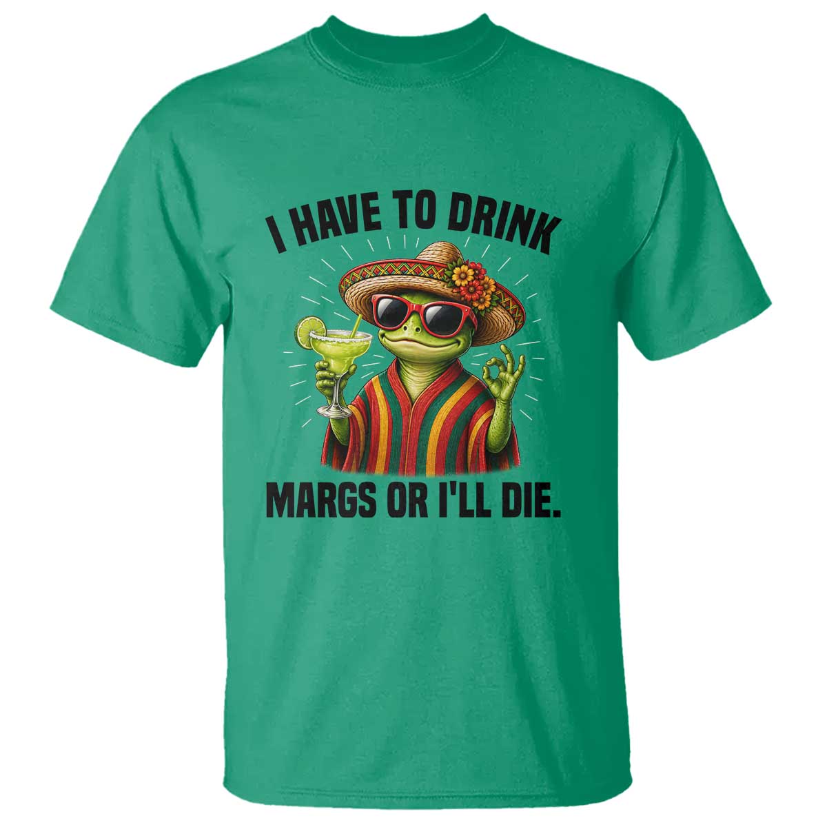 Cinco De Drinko Margarita T Shirt Funny Drinking Lizard Cinco De Mayo Fiesta TS14 Irish Green Print Your Wear