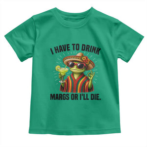 Cinco De Drinko Margarita Toddler T Shirt Funny Drinking Lizard Cinco De Mayo Fiesta TS14 Irish Green Print Your Wear