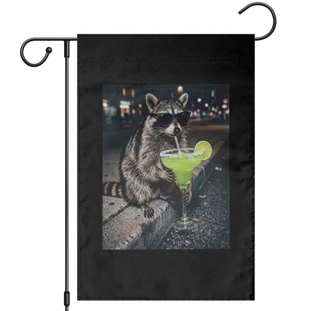 Margarita Cocktail Garden Flag Funny Raccoon Mexican Food Meme TS14 Black Print Your Wear