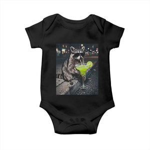Margarita Cocktail Baby Onesie Funny Raccoon Mexican Food Meme TS14 Black Print Your Wear