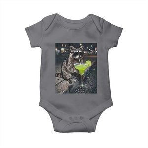 Margarita Cocktail Baby Onesie Funny Raccoon Mexican Food Meme TS14 Charcoal Print Your Wear