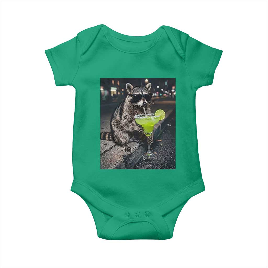 Margarita Cocktail Baby Onesie Funny Raccoon Mexican Food Meme TS14 Irish Green Print Your Wear