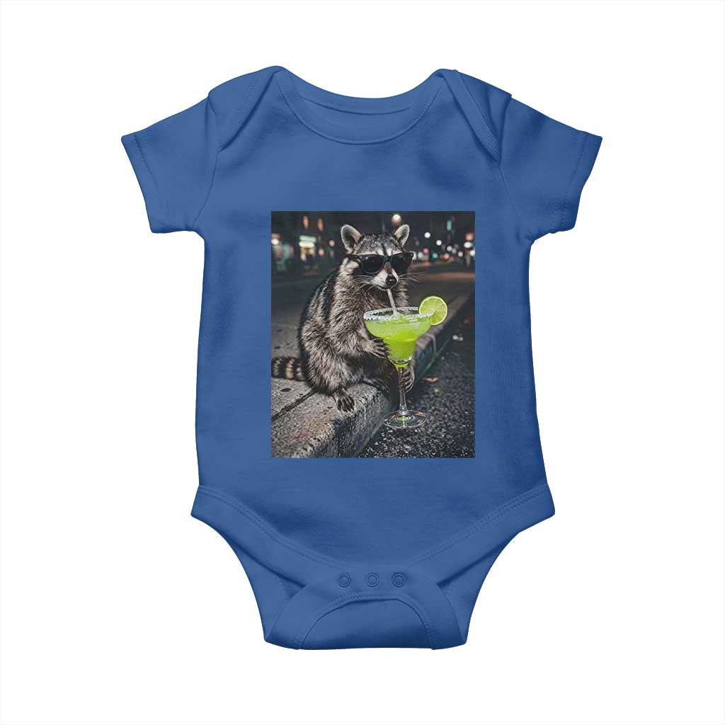 Margarita Cocktail Baby Onesie Funny Raccoon Mexican Food Meme TS14 Royal Blue Print Your Wear