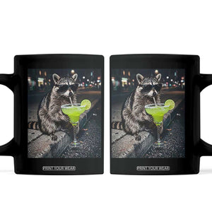 Margarita Cocktail Coffee Mug Funny Raccoon Mexican Food Meme TS14 Black Print Your Wear