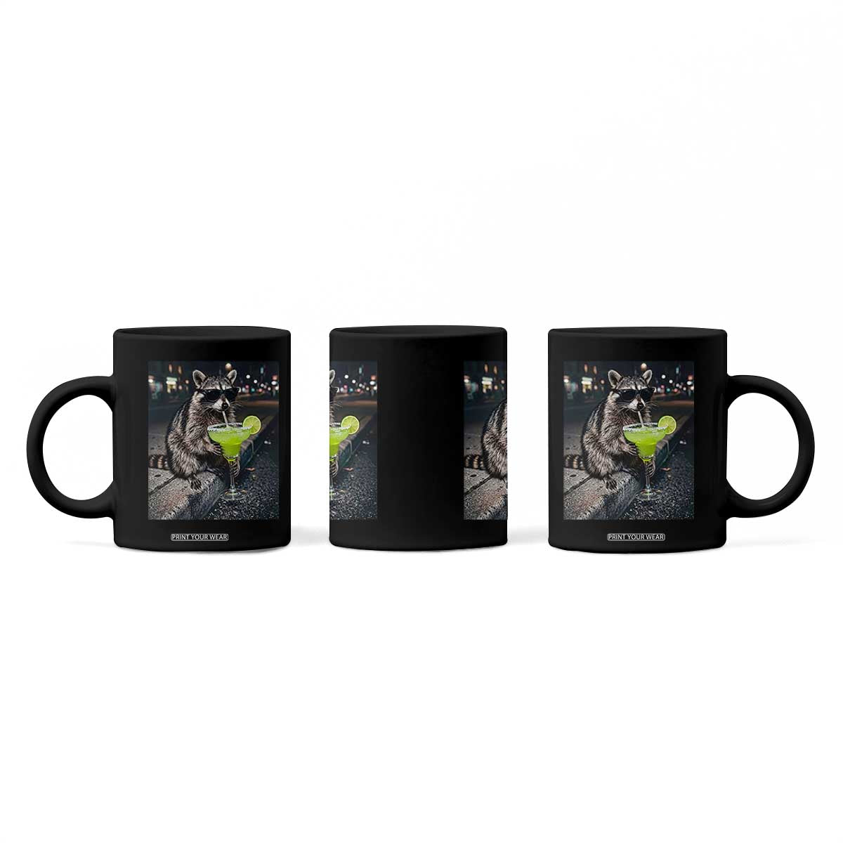 Margarita Cocktail Coffee Mug Funny Raccoon Mexican Food Meme TS14 Print Your Wear