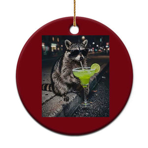Margarita Cocktail Ceramic Ornament Funny Raccoon Mexican Food Meme TS14 1pc Red Print Your Wear