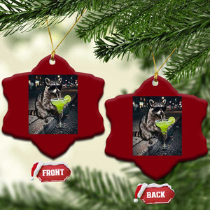 Margarita Cocktail Ceramic Ornament Funny Raccoon Mexican Food Meme TS14 Print Your Wear