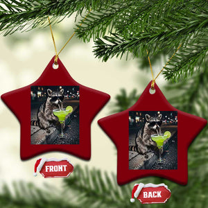 Margarita Cocktail Ceramic Ornament Funny Raccoon Mexican Food Meme TS14 Print Your Wear