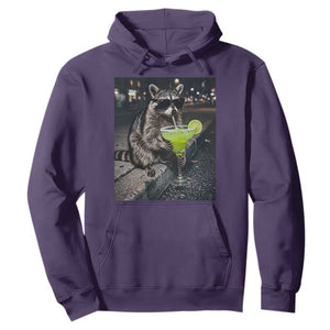 Margarita Cocktail Hoodie Funny Raccoon Mexican Food Meme TS14 Purple Print Your Wear