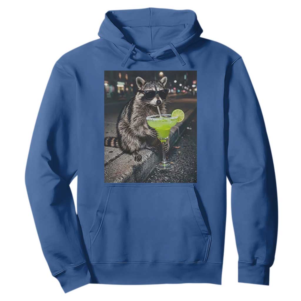 Margarita Cocktail Hoodie Funny Raccoon Mexican Food Meme TS14 Royal Blue Print Your Wear