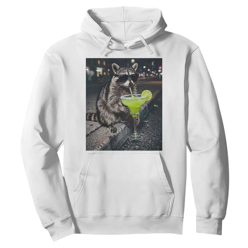 Margarita Cocktail Hoodie Funny Raccoon Mexican Food Meme TS14 White Print Your Wear