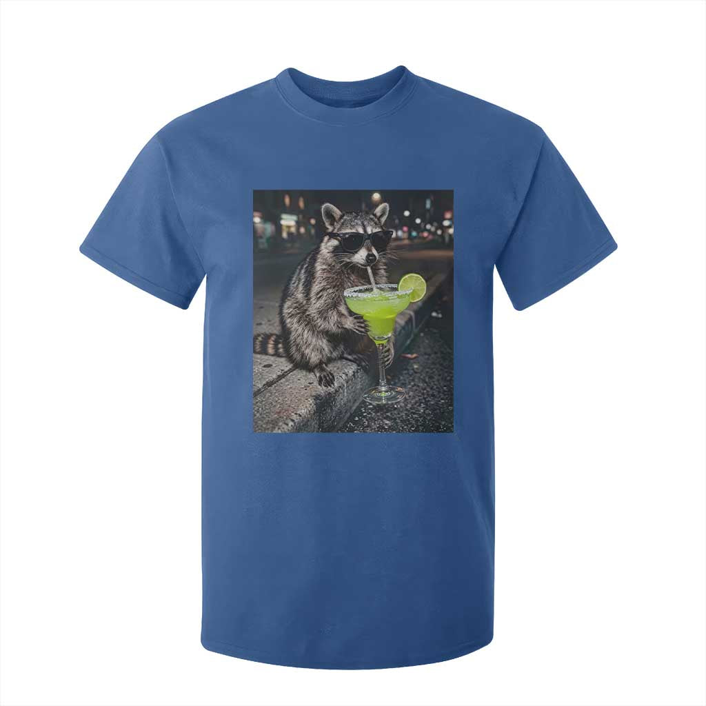 Margarita Cocktail T Shirt For Kid Funny Raccoon Mexican Food Meme TS14 Royal Blue Print Your Wear