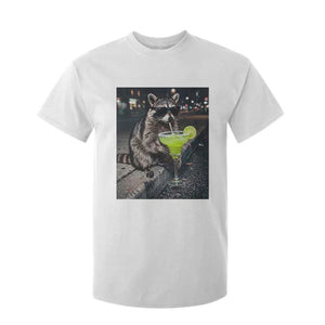 Margarita Cocktail T Shirt For Kid Funny Raccoon Mexican Food Meme TS14 White Print Your Wear