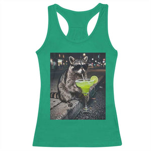 Margarita Cocktail Racerback Tank Top Funny Raccoon Mexican Food Meme TS14 Irish Green Print Your Wear