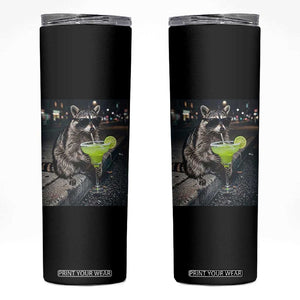 Margarita Cocktail Skinny Tumbler Funny Raccoon Mexican Food Meme TS14 Black Print Your Wear