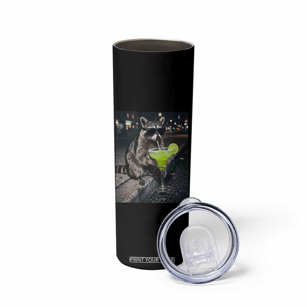 Margarita Cocktail Skinny Tumbler Funny Raccoon Mexican Food Meme TS14 Print Your Wear