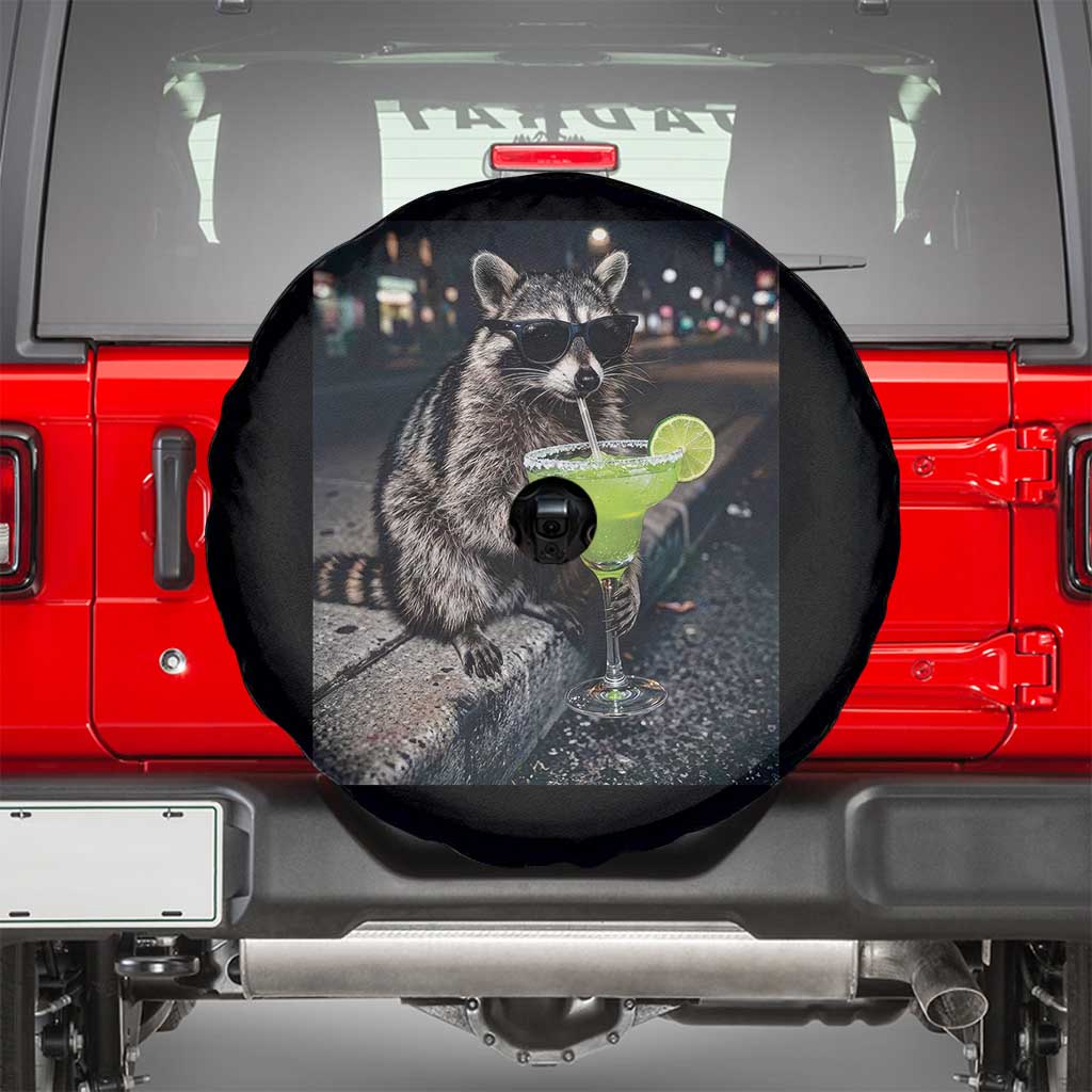 Margarita Cocktail Spare Tire Cover Funny Raccoon Mexican Food Meme TS14 Black Print Your Wear