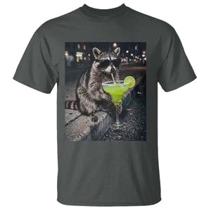 Margarita Cocktail T Shirt Funny Raccoon Mexican Food Meme TS14 Dark Heather Print Your Wear