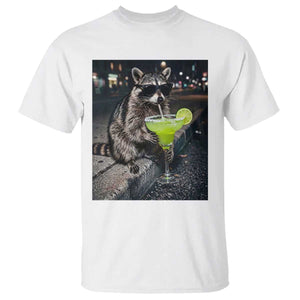 Margarita Cocktail T Shirt Funny Raccoon Mexican Food Meme TS14 White Print Your Wear