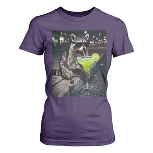 Margarita Cocktail T Shirt For Women Funny Raccoon Mexican Food Meme TS14 Purple Print Your Wear
