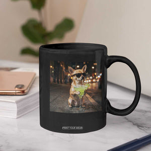 Cinco de Mayo Margarita Coffee Mug Funny Chihuahua Drinking Cocktail Mexican Fiesta Gift TS14 Print Your Wear