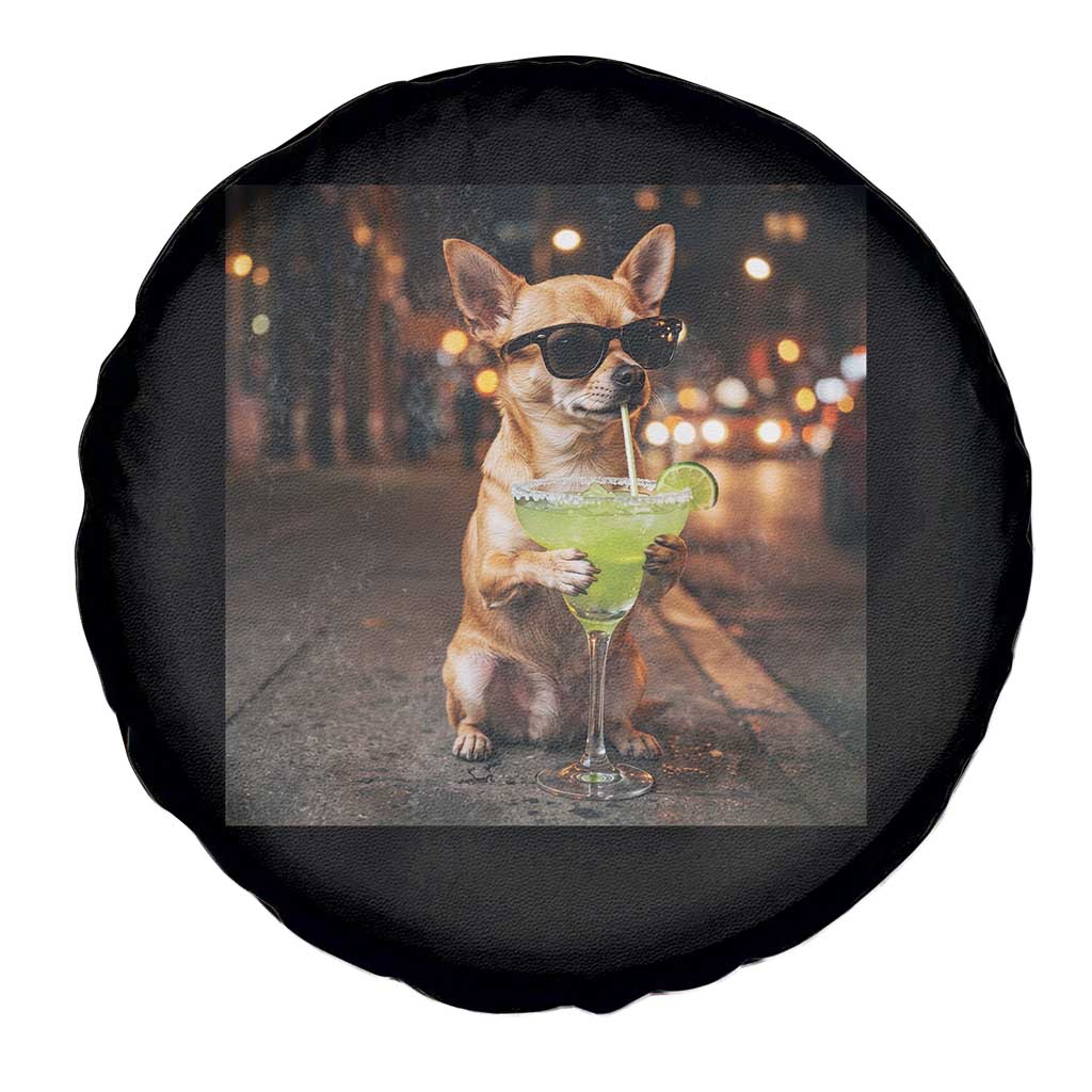 Cinco de Mayo Margarita Spare Tire Cover Funny Chihuahua Drinking Cocktail Mexican Fiesta Gift TS14 Print Your Wear