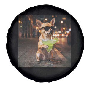 Cinco de Mayo Margarita Spare Tire Cover Funny Chihuahua Drinking Cocktail Mexican Fiesta Gift TS14 Print Your Wear
