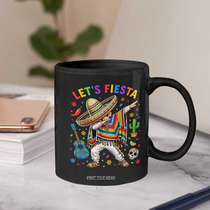 Lets Fiesta Coffee Mug Funny Dabbing Boy Cinco De Mayo Fiesta TS14 Print Your Wear