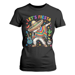 Lets Fiesta T Shirt For Women Funny Dabbing Boy Cinco De Mayo Fiesta TS14 Black Print Your Wear