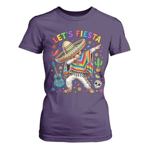Lets Fiesta T Shirt For Women Funny Dabbing Boy Cinco De Mayo Fiesta TS14 Purple Print Your Wear
