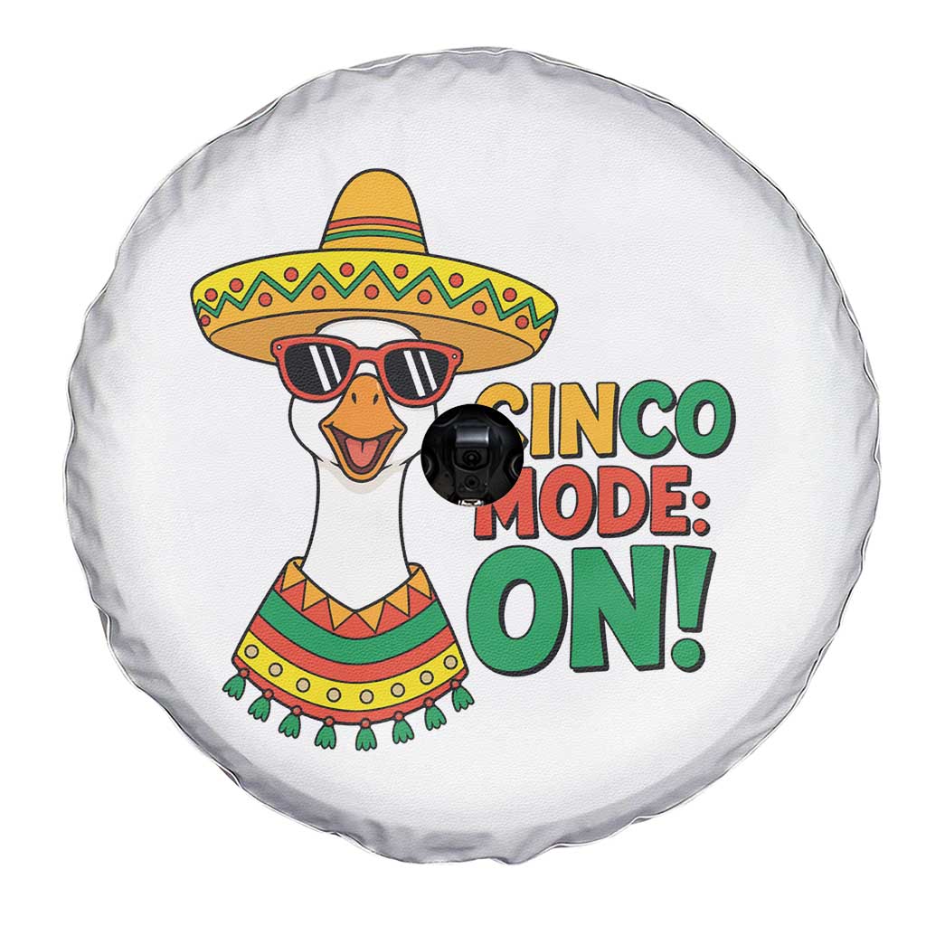 Cinco Mode On Spare Tire Cover Silly Goose Cinco De Mayo Fiesta TS14 Print Your Wear
