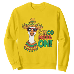 Cinco Mode On Sweatshirt Silly Goose Cinco De Mayo Fiesta TS14 Daisy Print Your Wear