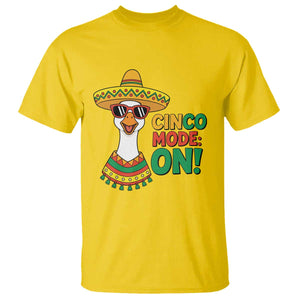 Cinco Mode On T Shirt Silly Goose Cinco De Mayo Fiesta TS14 Daisy Print Your Wear