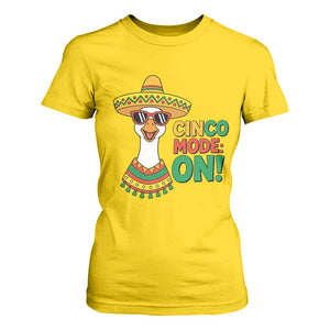 Cinco Mode On T Shirt For Women Silly Goose Cinco De Mayo Fiesta TS14 Daisy Print Your Wear