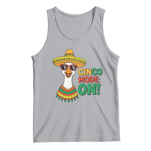 Cinco Mode On Tank Top Silly Goose Cinco De Mayo Fiesta TS14 Athletic Heather Print Your Wear