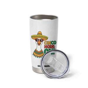 Cinco Mode On Tumbler Cup Silly Goose Cinco De Mayo Fiesta TS14 Print Your Wear