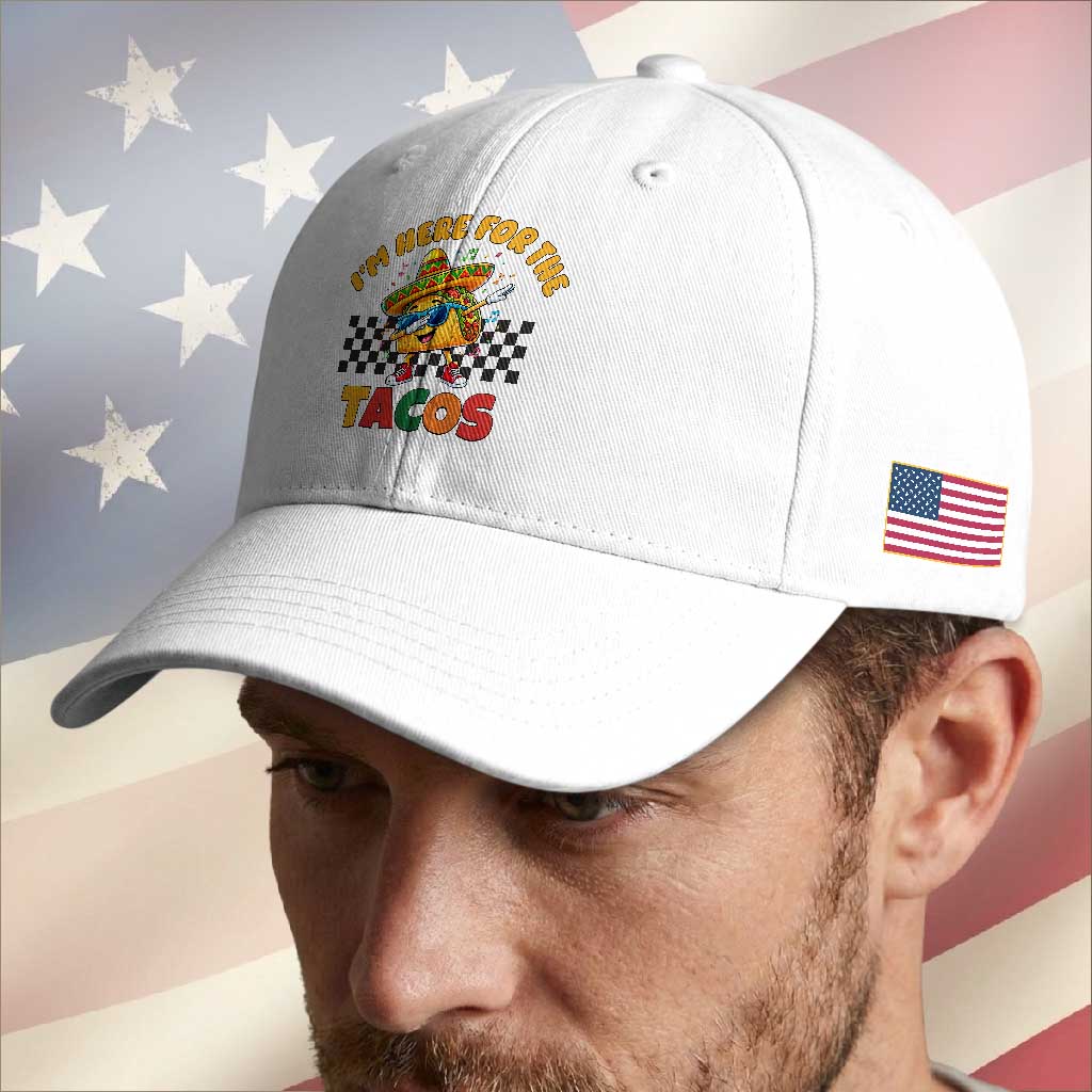 I'm Just Here for the Tacos Baseball Cap Funny Mexican Food TS14 Print Your Wear