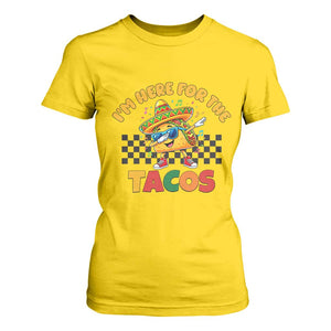 I'm Just Here for the Tacos T Shirt For Women Funny Mexican Food TS14 Daisy Print Your Wear