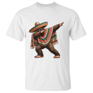 Funny Bigfoot Dabbing Cinco De Mayo Fiesta T Shirt TS14 White Print Your Wear