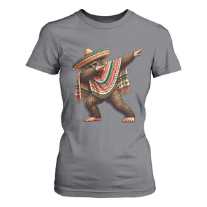 Funny Bigfoot Dabbing Cinco De Mayo Fiesta T Shirt For Women TS14 Charcoal Print Your Wear