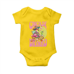 Cinco De Drinko Margarita Baby Onesie Funny Flamingo Fiesta TS14 Daisy Print Your Wear