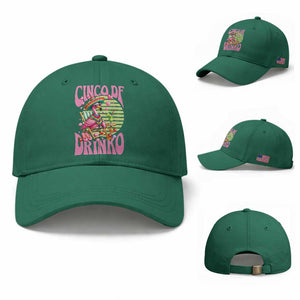 Cinco De Drinko Margarita Baseball Cap Funny Flamingo Fiesta TS14 Baseball Cap Universal Fit Irish Green Print Your Wear