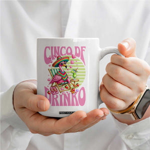 Cinco De Drinko Margarita Coffee Mug Funny Flamingo Fiesta TS14 Print Your Wear