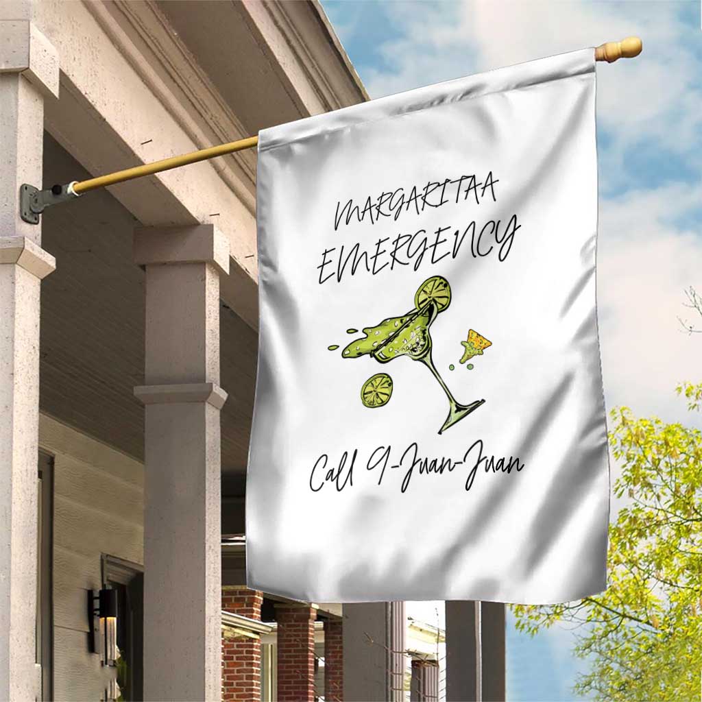 Margarita Emergency Mexican Fiesta Garden Flag Funny Cinco de Mayo TS14 Print Your Wear