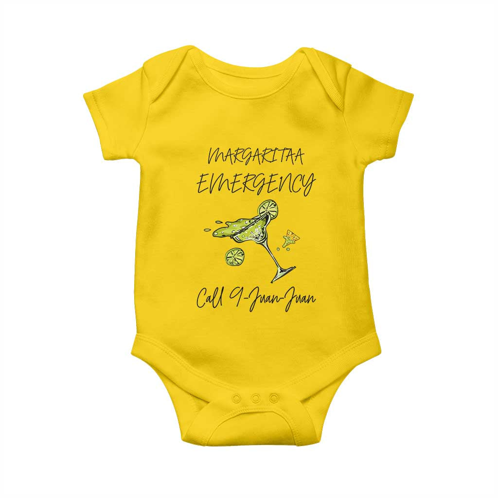 Margarita Emergency Mexican Fiesta Baby Onesie Funny Cinco de Mayo TS14 Daisy Print Your Wear