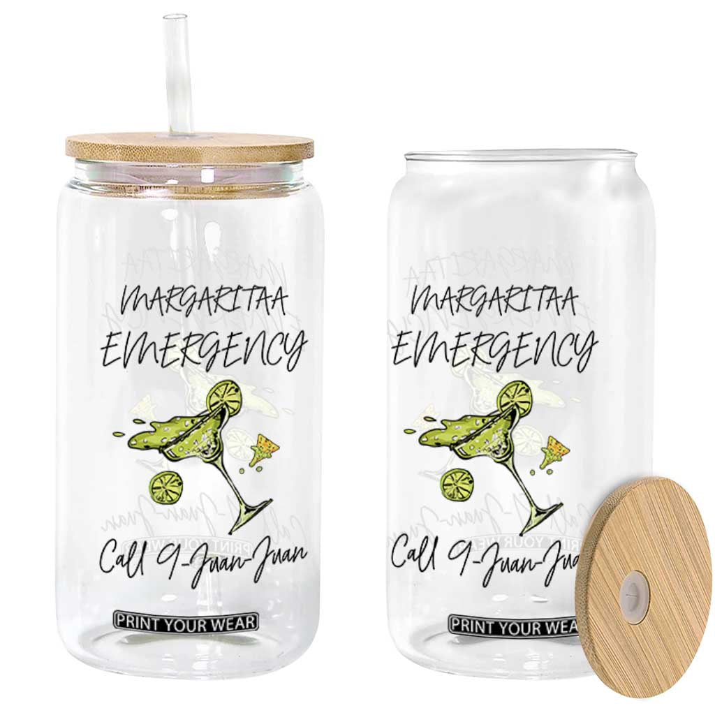Margarita Emergency Mexican Fiesta Glass Can Funny Cinco de Mayo TS14 Print Your Wear