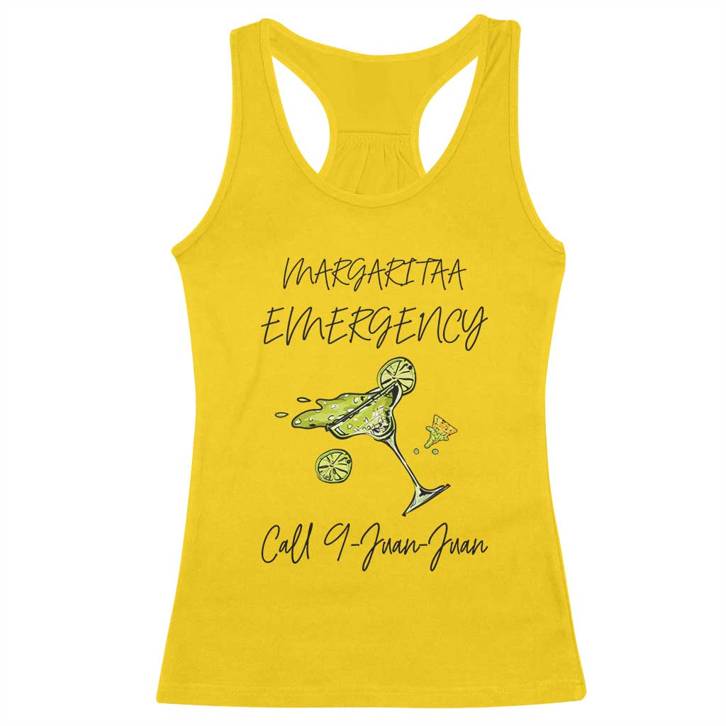 Margarita Emergency Mexican Fiesta Racerback Tank Top Funny Cinco de Mayo TS14 Daisy Print Your Wear