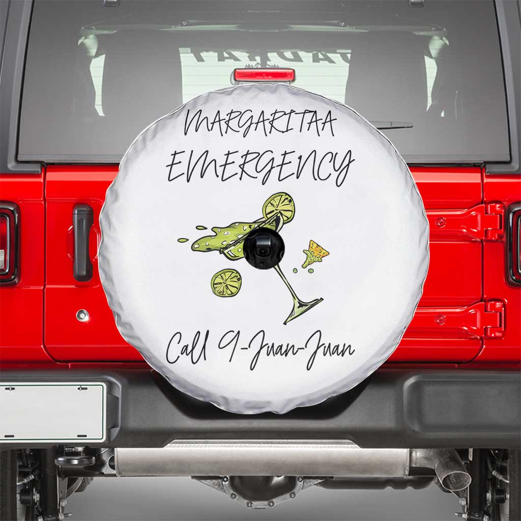 Margarita Emergency Mexican Fiesta Spare Tire Cover Funny Cinco de Mayo TS14 White Print Your Wear